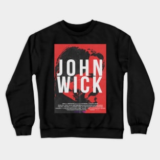 John Wick Poster Crewneck Sweatshirt